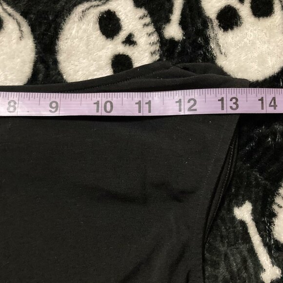 JESSICA Black sleeveless cowlneck shirt ~ Vintage XS SMALL MEDIUM goth tank top - Picture 11 of 14